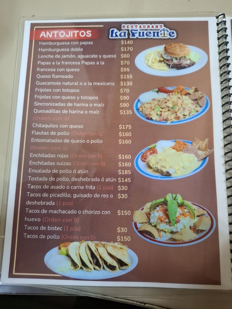 Restaurant La Fuente Menu - Image 6